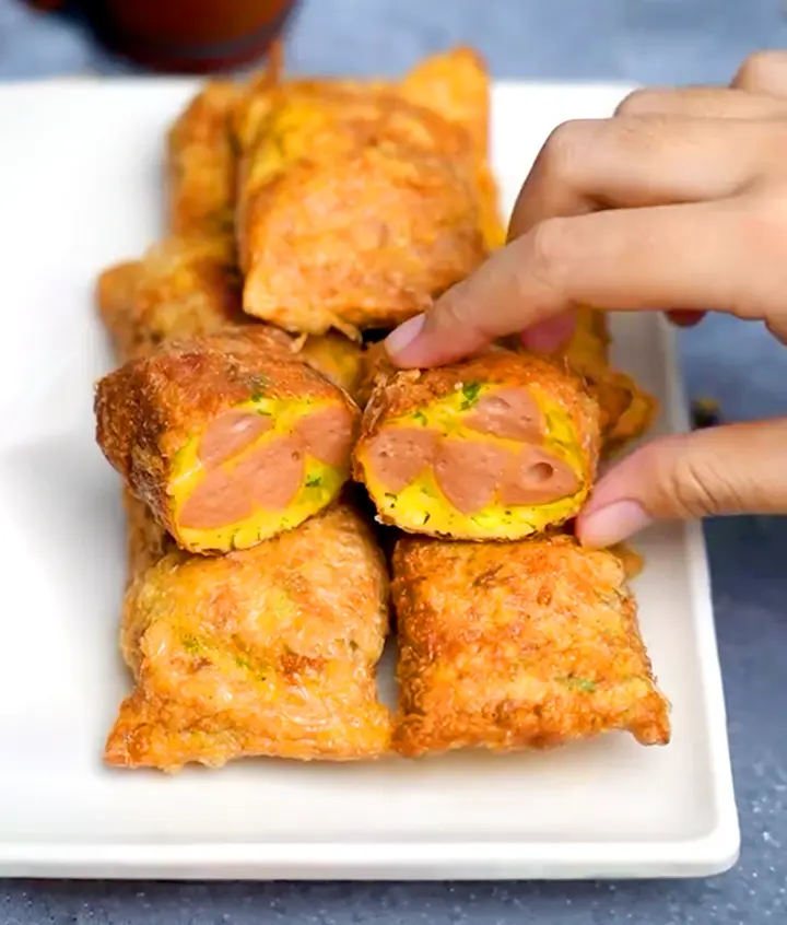 Resep Sosis Bantal Telur Renyah dan Gurih, Bikin Nagih!